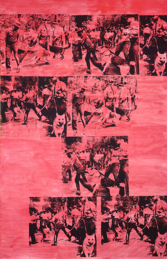 Andy Warhol - Pink Race riot 1963; Courtesy of the Tate Modern