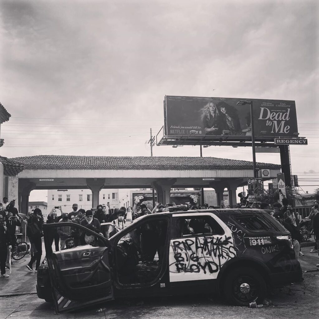 Oink police car