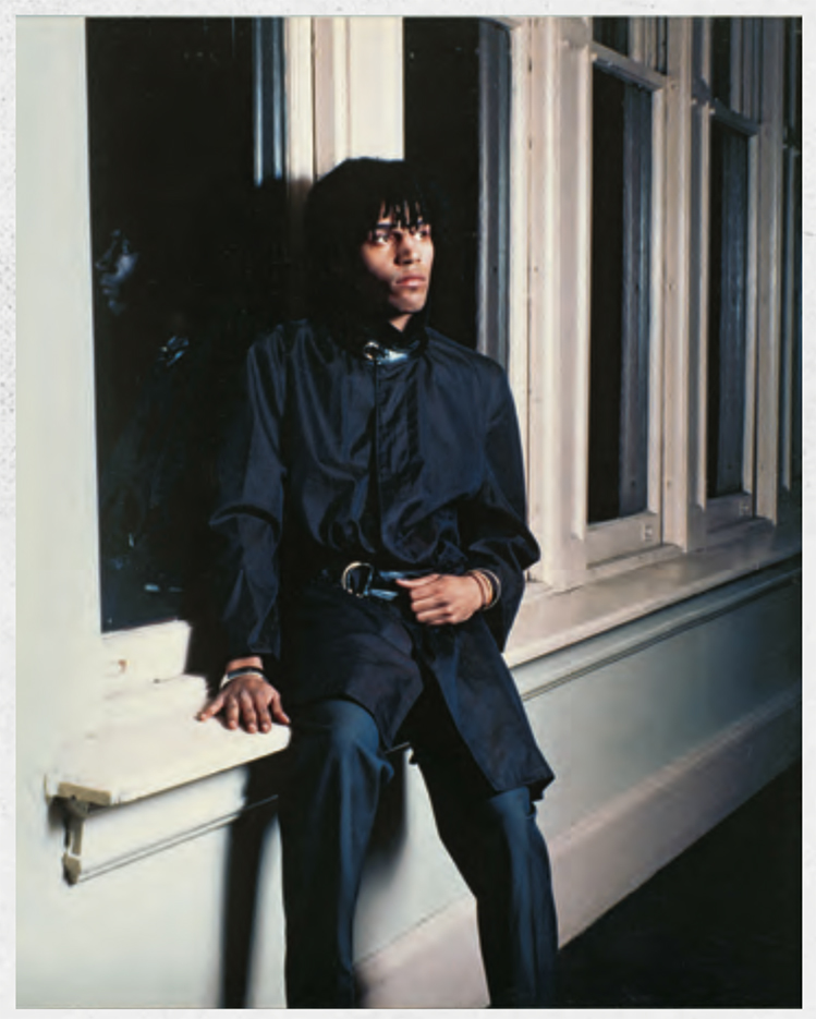 Michael Stewart modeling for Dianne Brill