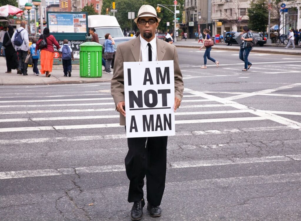 I am not a man by Dread Scott