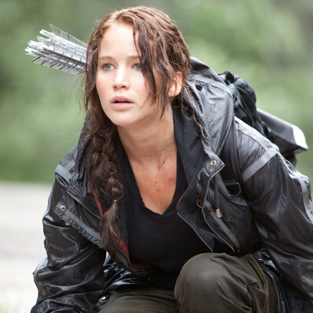 Jennifer Lawrence in The Hunger Games