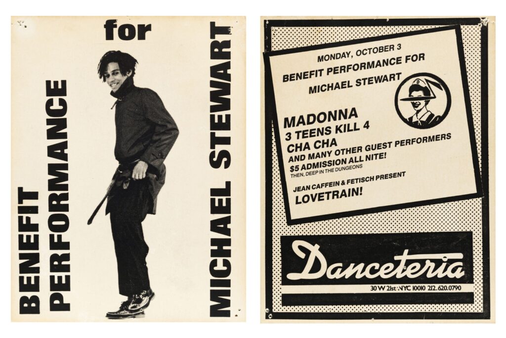 michael stewart benefit by Madonna and Danceteria