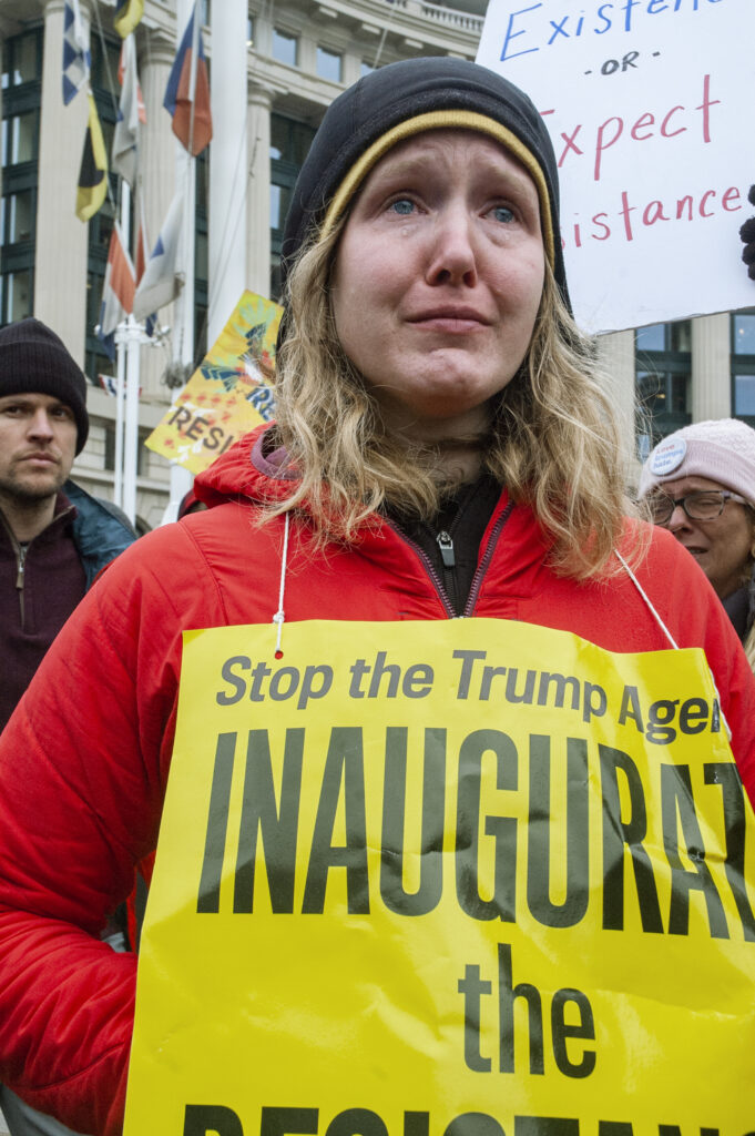 Not a Dry Eye at Trump Inauguration, Washionton DC 2017