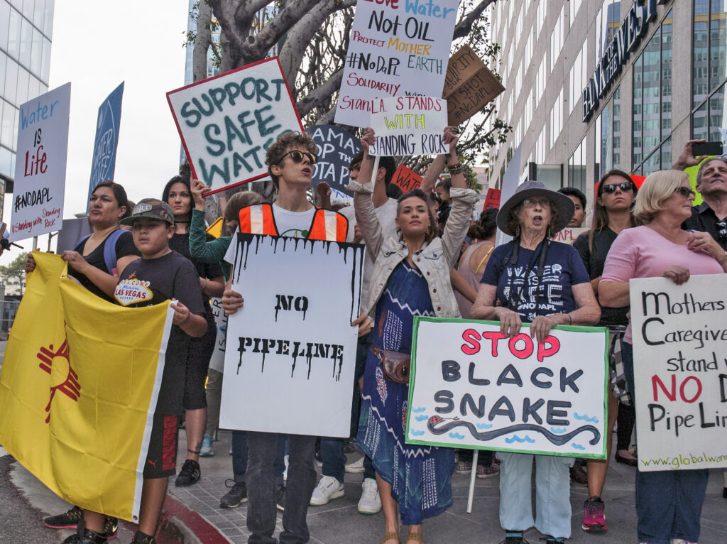 Stop Black Snake, In Solidarity With Standing Rock, L.A., 2016