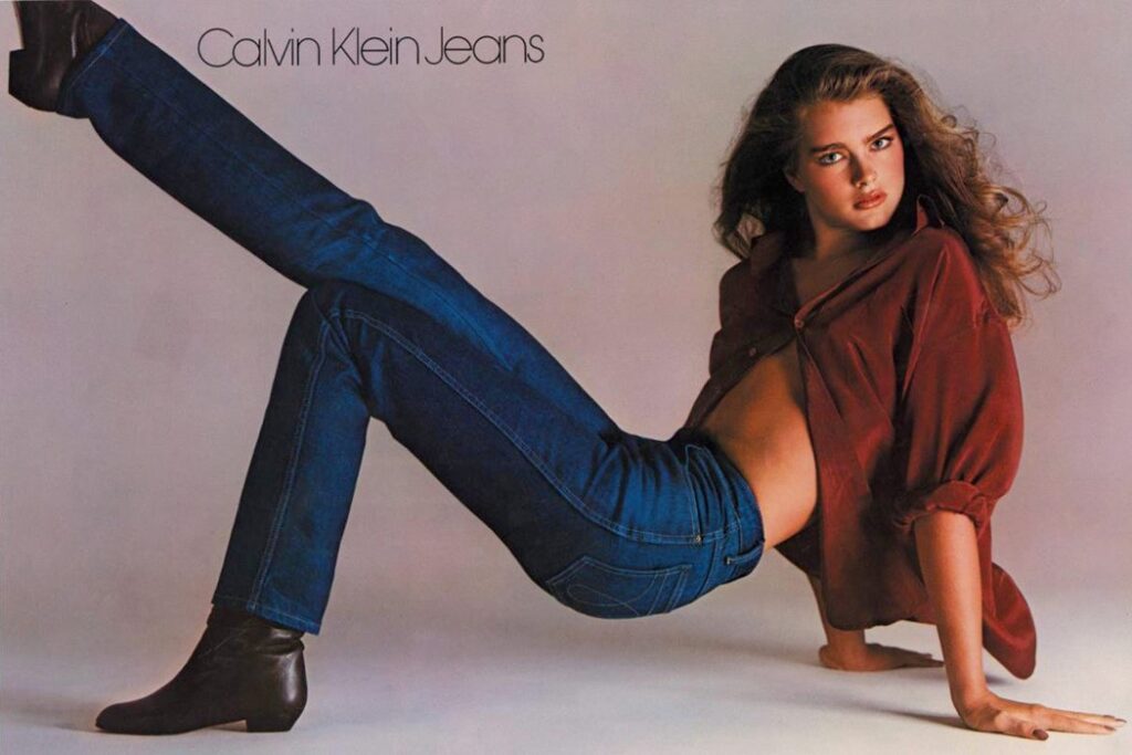Brooke Shields for Calvin Klein Jeans
