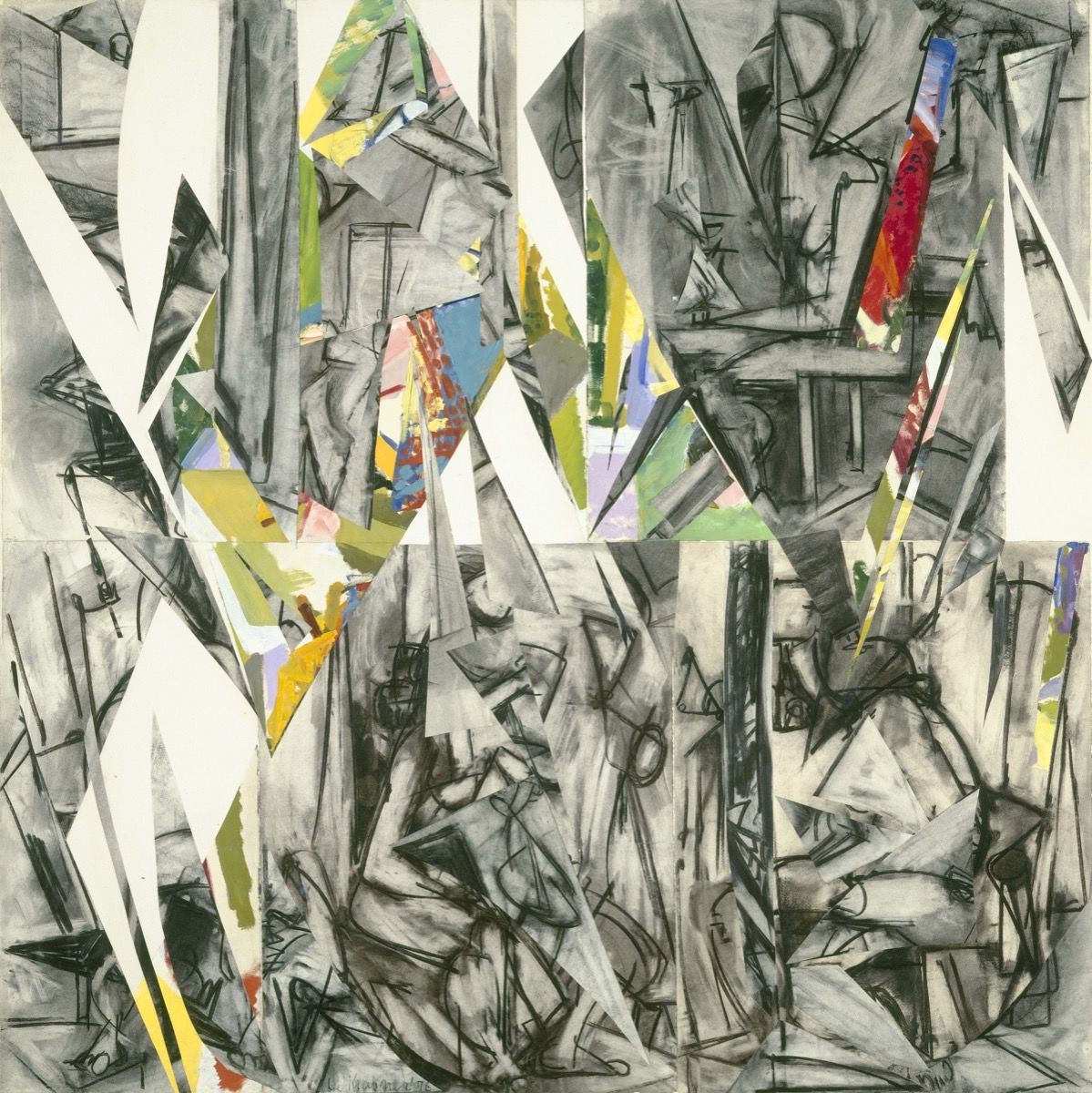 Lee Krasner, Imperative, 1976, married to jackson Pollock