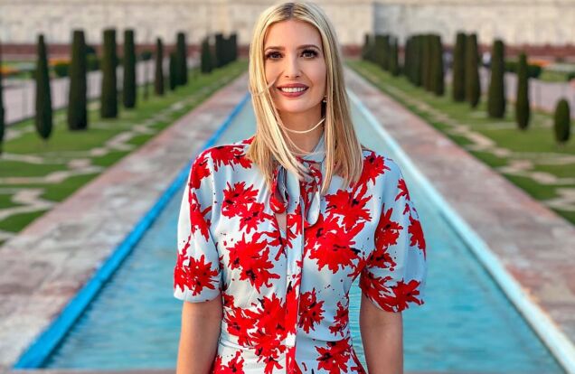 ivanka trump taj mahal