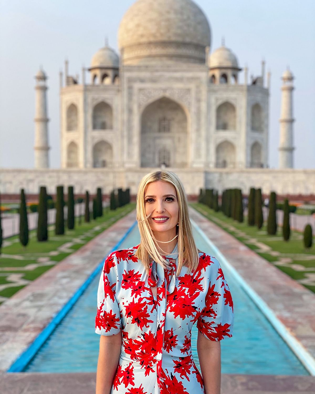 ivanka trump taj mahal