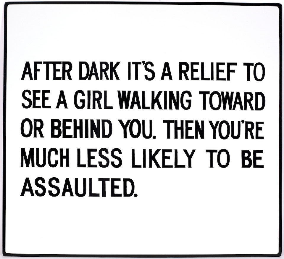 Painted Signs: Living, Jenny Holzer, 1980-1982