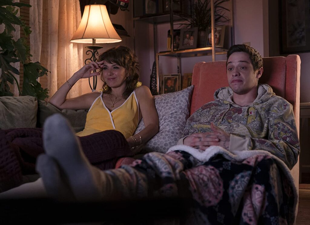 Marisa Tomei and Pete Davidson in the King of staten Island a VOD hit
