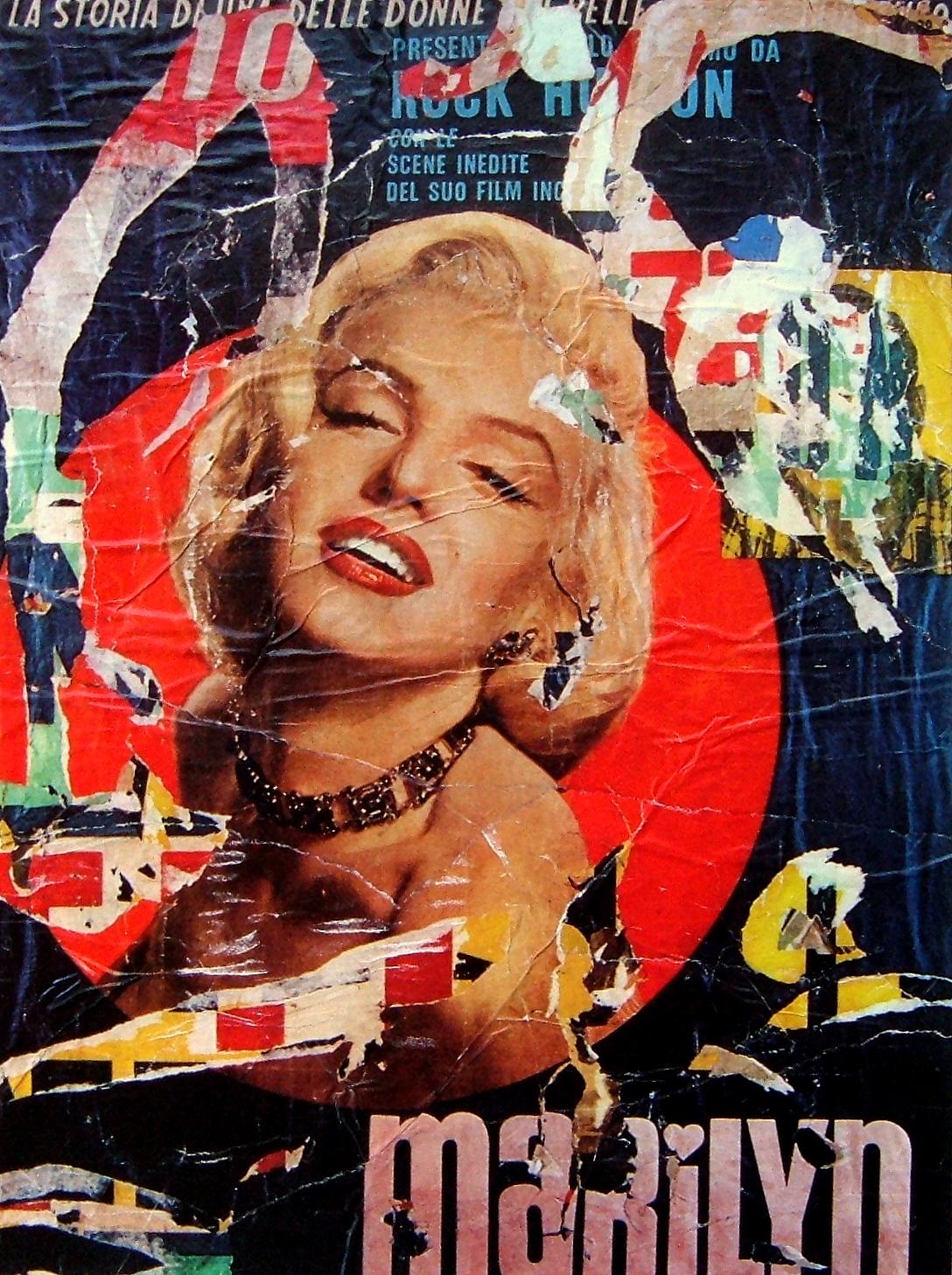 Mimmo Rotella, Marilyn Monroe, 1962