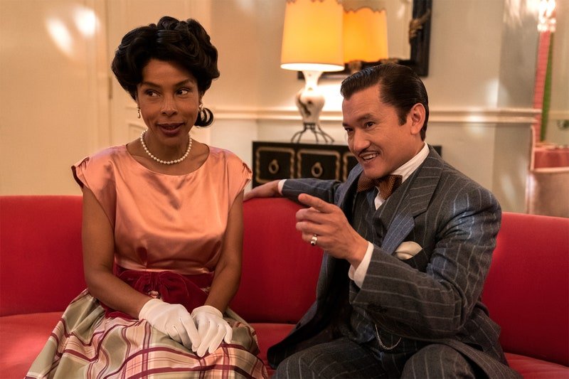Sophie Okoneda and Jon Jon Briones in Ratched