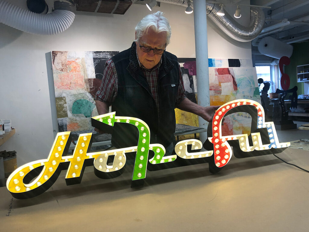 Charlie Hewitt in the Studio with Hopeful