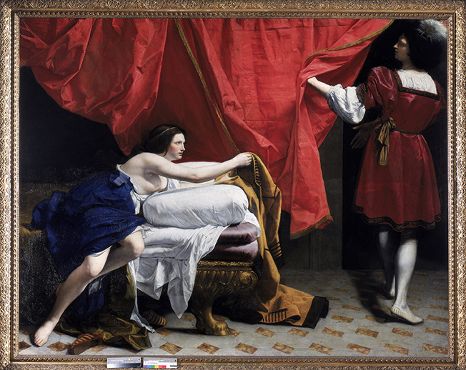 Orazio Gentileschi. Joseph and Potiphar’s Wife, about 1630-2