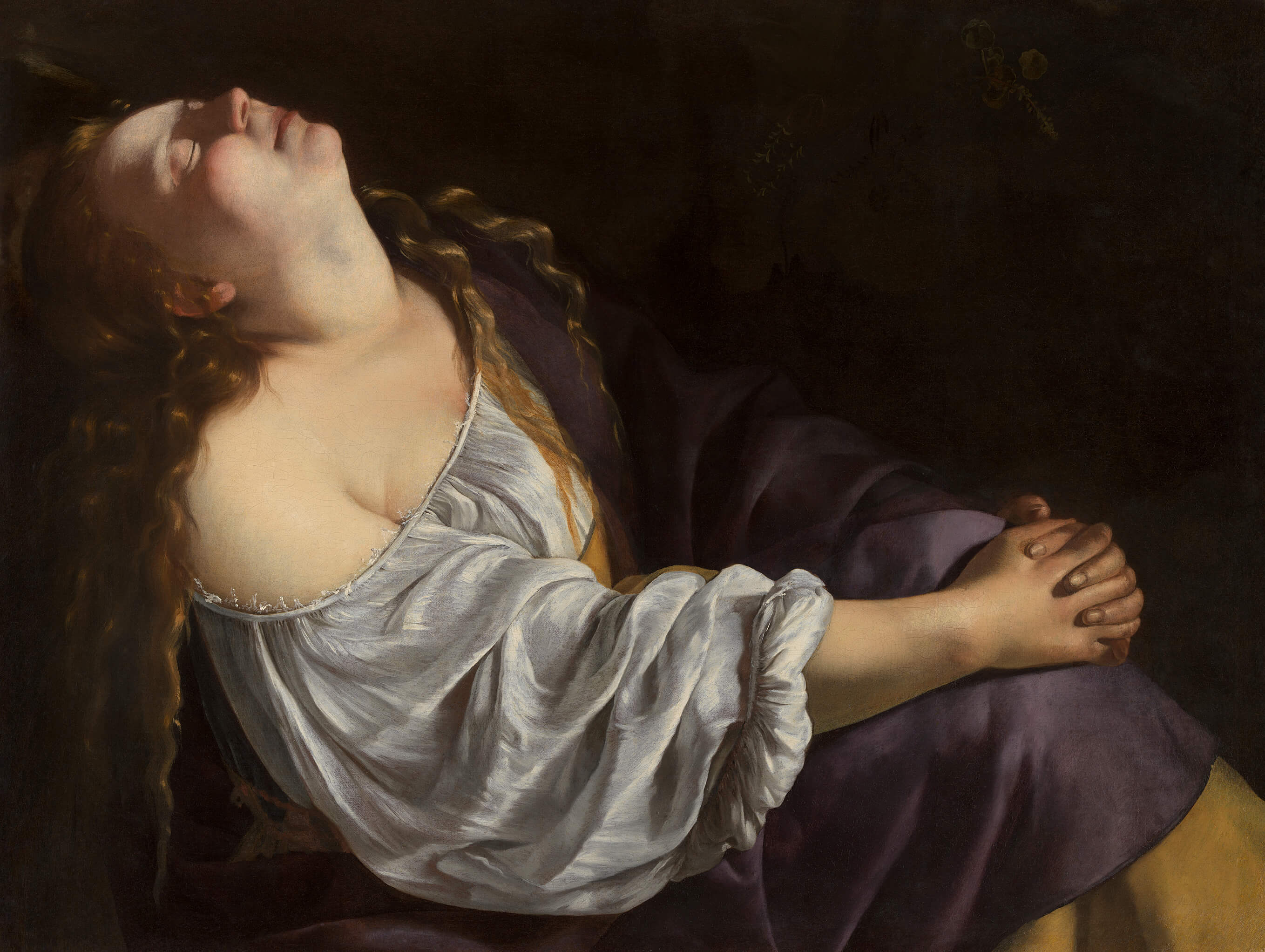 Artemisia Gentileschi. Mary Magdalene in Ecstasy, about 1620-25