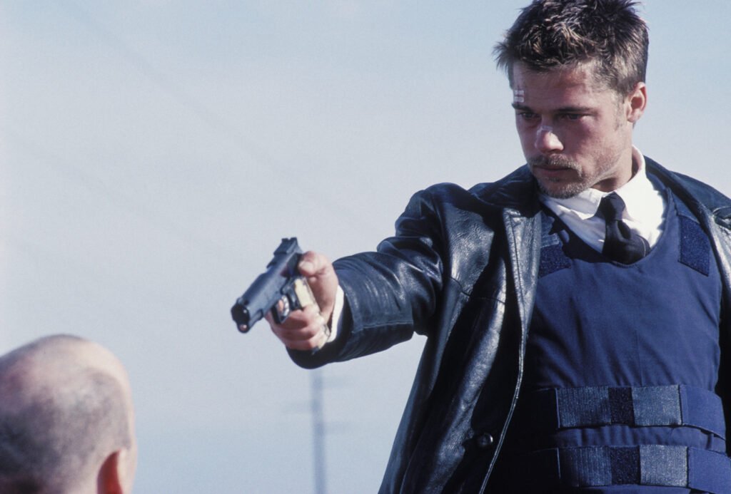 Brad Pitt in Se7en