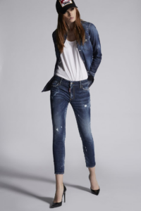 cropped jeans