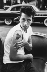 Untitled from Brooklyn Gang , 1959. Bruce Davidson (American, b. 1933). The Cleveland Museum of Art, Gift o f an anonymous donor, 2018.698 . © Bruce Davidson / Magnum Photos