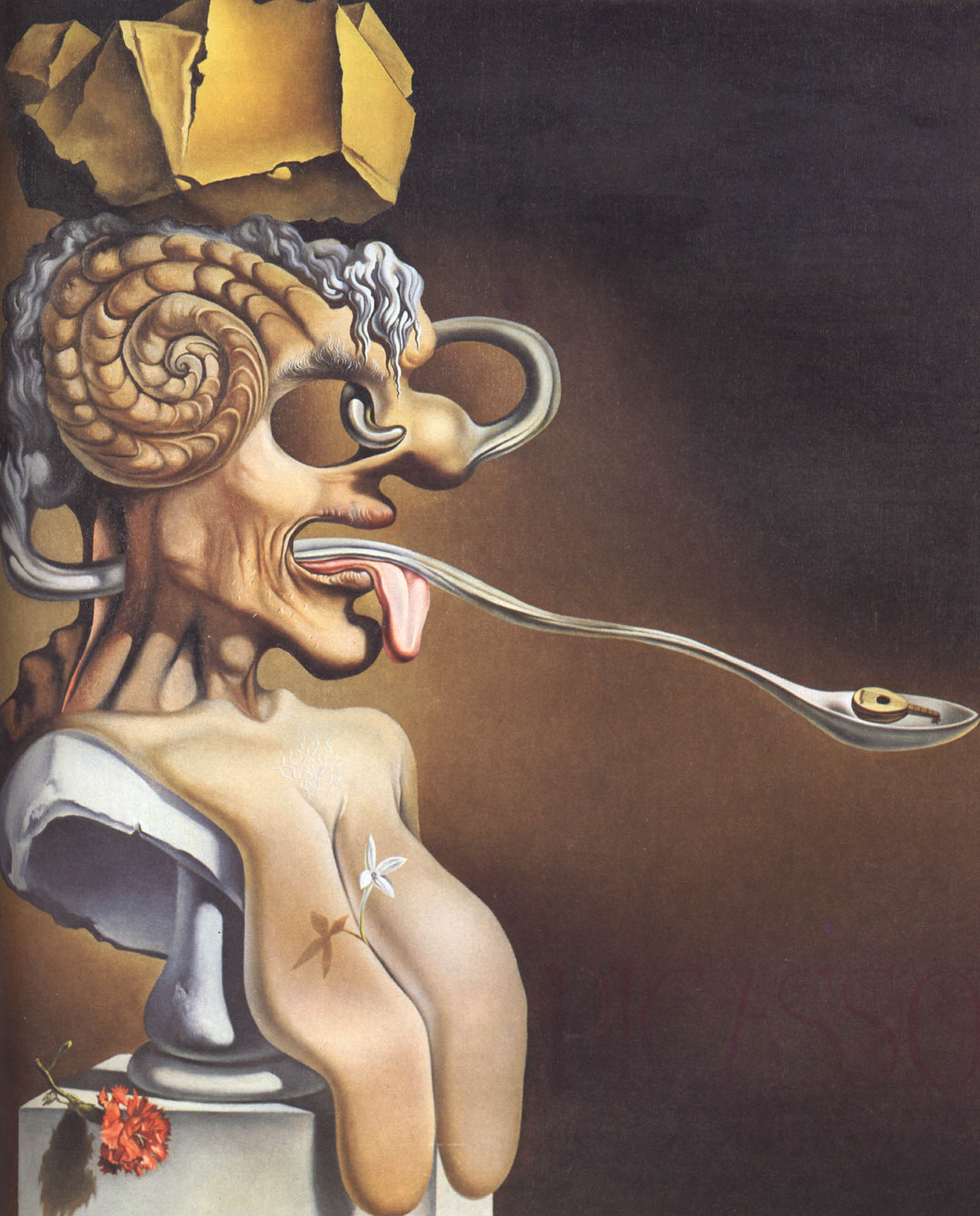 Portrait of Picasso in the 21st Century, Dali, 1947