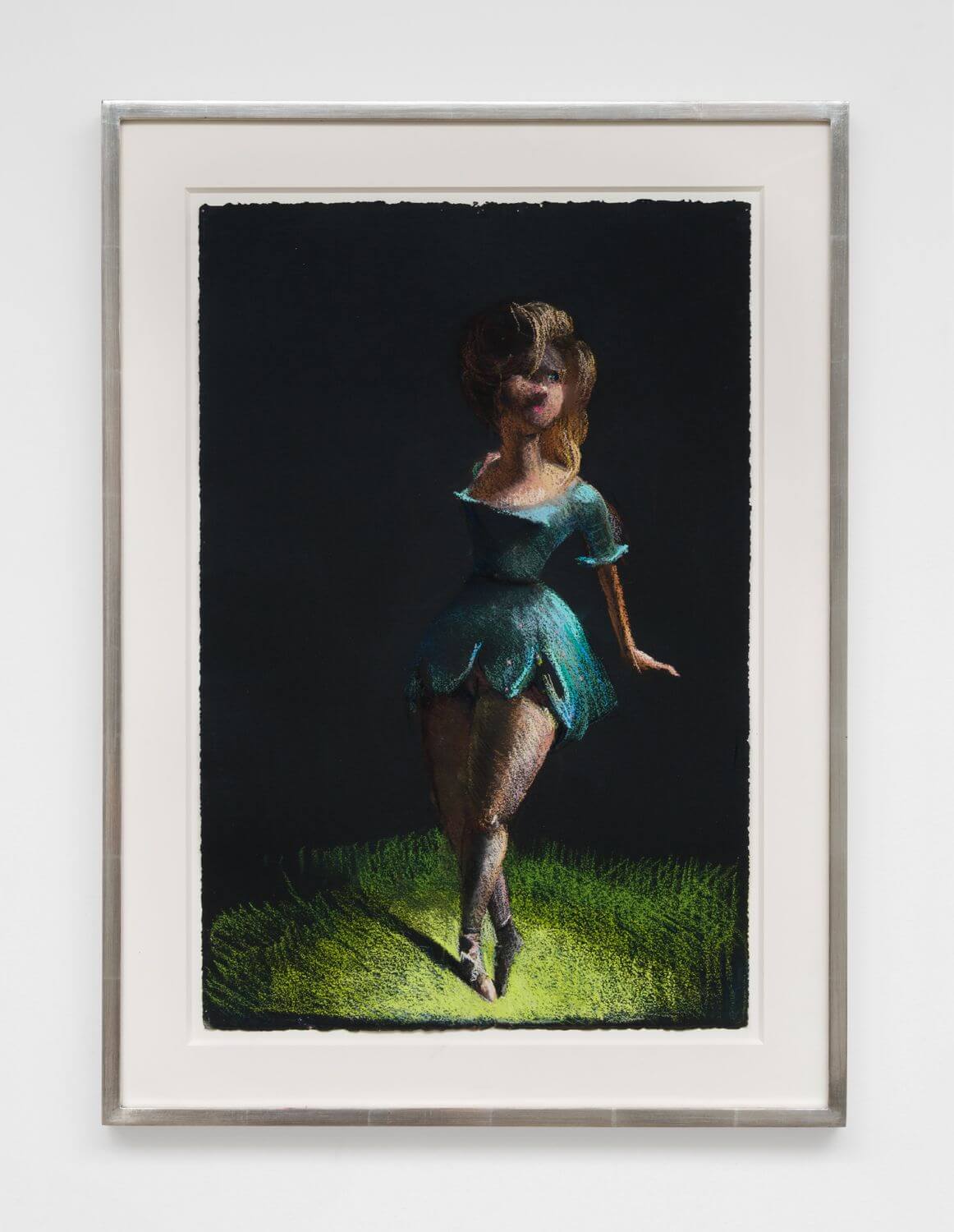 Lisa Yuskavage, Dancer with Blue Tutu, 1994. Pastel on paper. 22 x 15 inches. Courtesy of the artist and GAVLAK Los Angeles / Palm Beach.