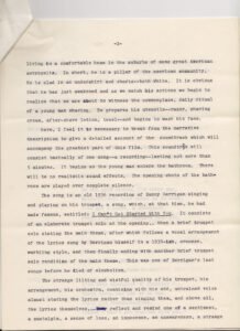 page 2 of Scorsese's scropt for the The Big Shave