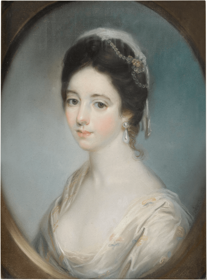 Katherine Read, Portrait of a woman (probably Anne Champion de Crespigny), 1723-1778. Pastel. 24 x 18 1/8 in. Courtesy of the artist and GAVLAK Los Angeles / Palm Beach.