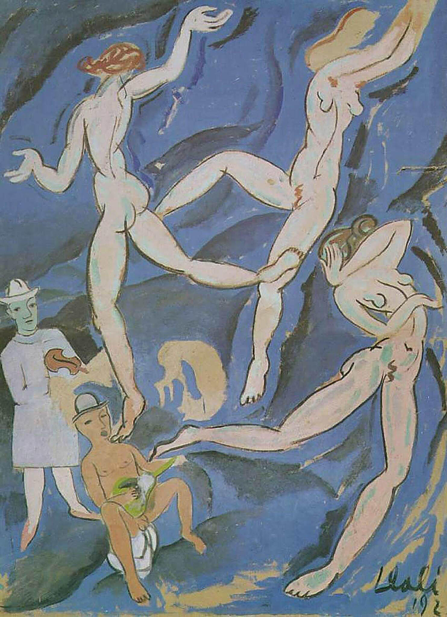 satirical composition By dali 1923