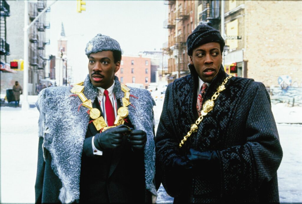 Eddie Murphy and Arsenio Hall in Coming To America