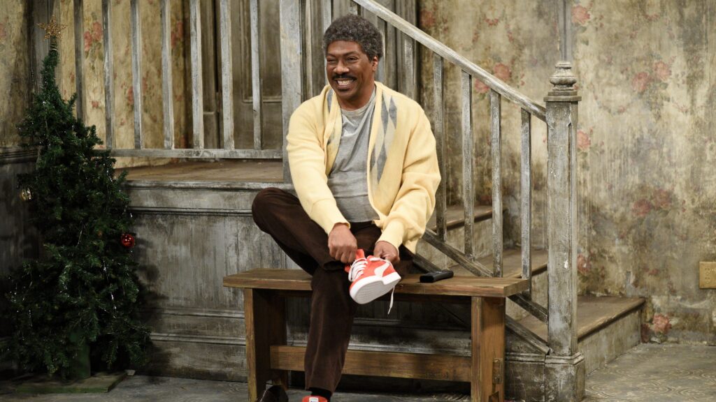 Eddie Murphy as Mr. Rogers on SNL