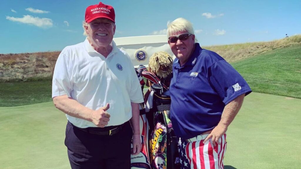 Trump golfing with John Daly
