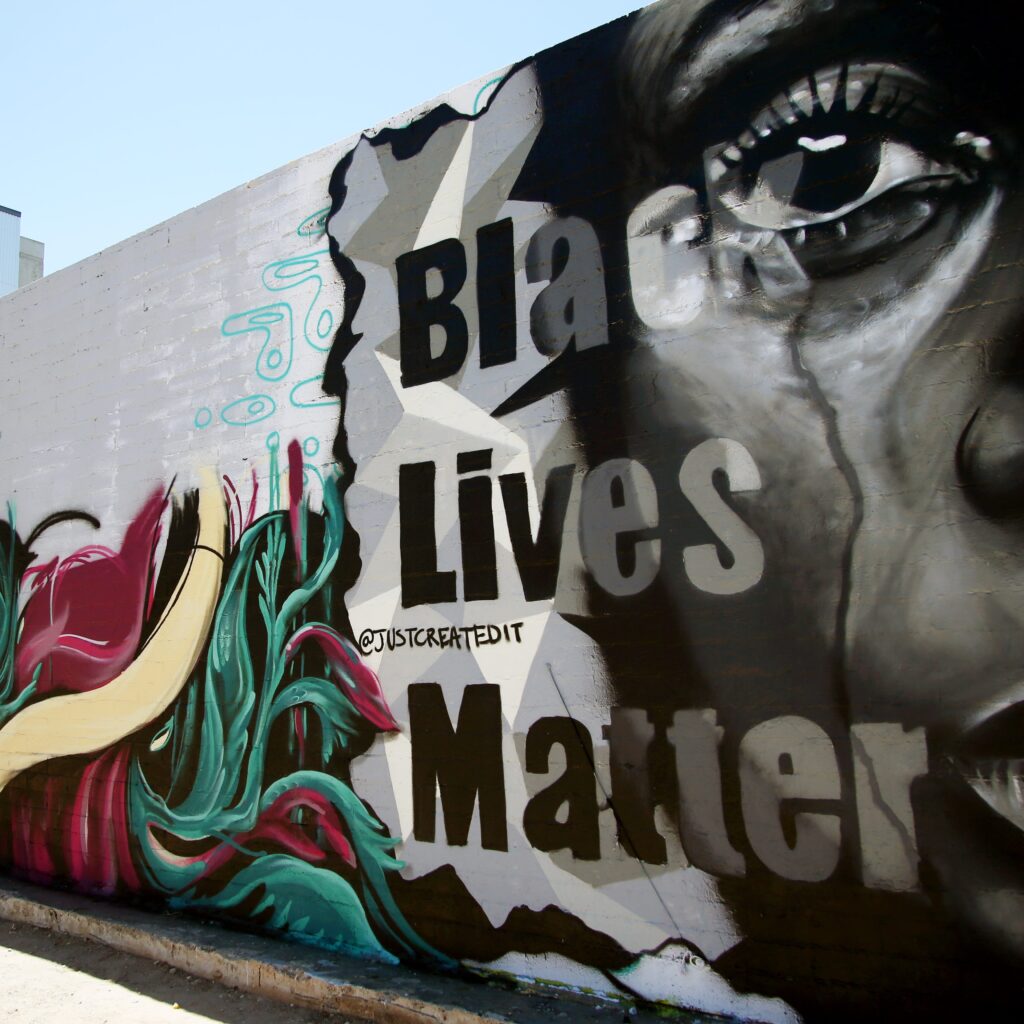 Black Lives Matter mural