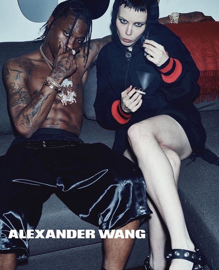 Alexander Wang Campaign, Travis Scott and Alice Glass