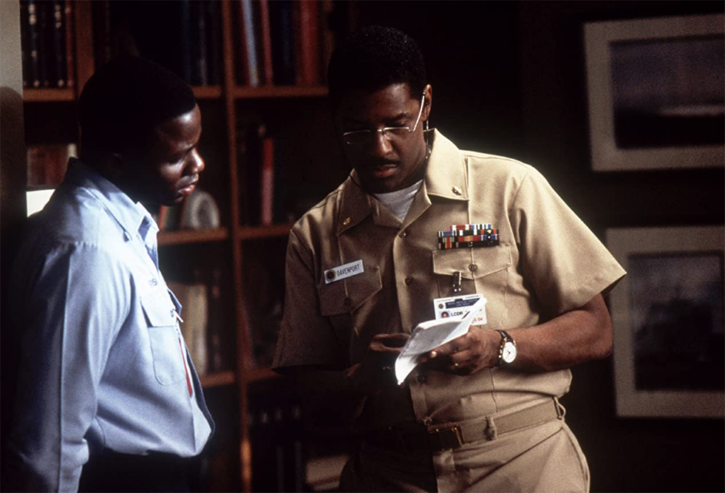 Denzel Washington and Derek Luke in Antwone Fisher