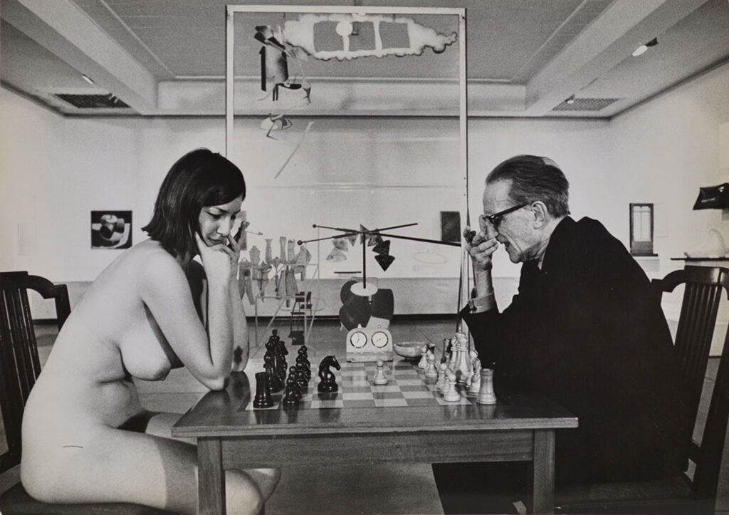 Playing chess naked, Eve Babitz and Marcel Duchamp