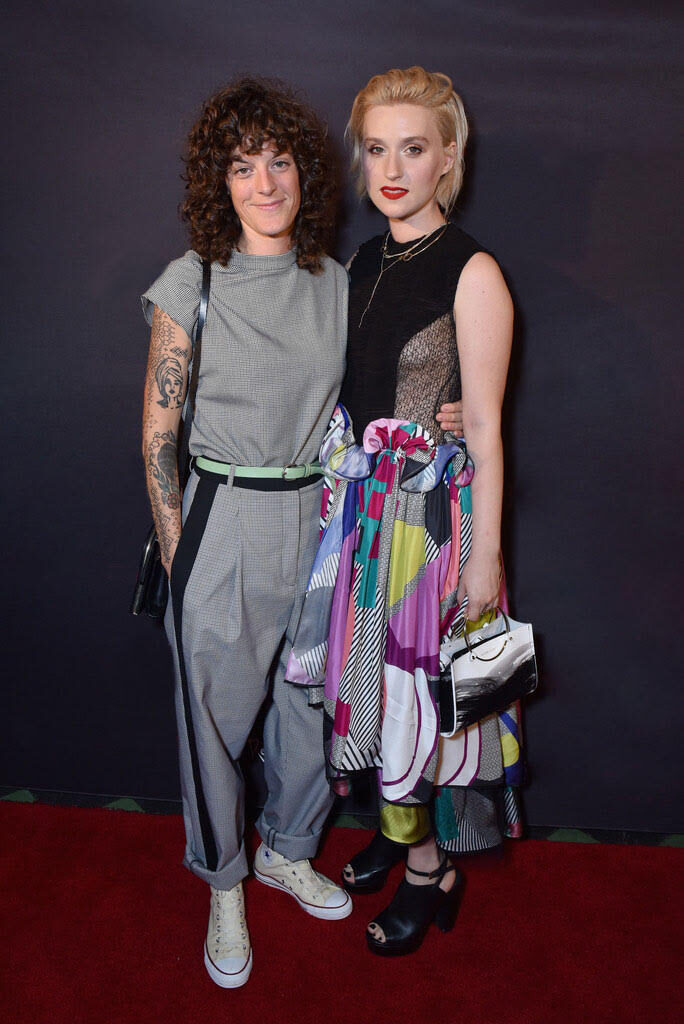 Gabrielle Korn and wife musician Wallace May