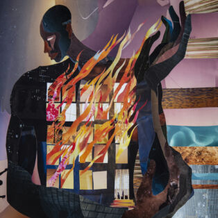 Christopher Myers, My Body is a Burning House, 2020. Collage, 18 x 24 inches. Courtesy of the artist