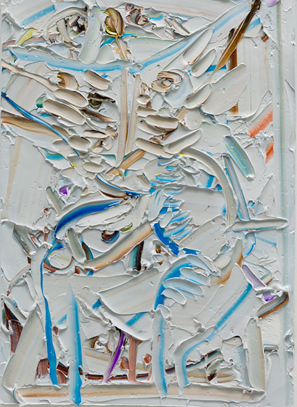 Liat Yossifor, Bird-Like, 2020. Oil on paper. 11 1/4" x 8" / 28.5 x 20 cm. Courtesy of Patron Gallery