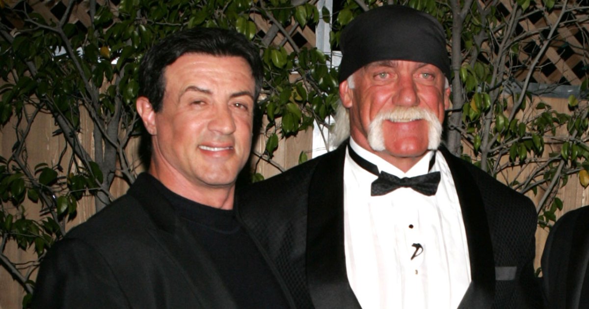 Hulk Hogan and Sylvester Stallone, WWE
