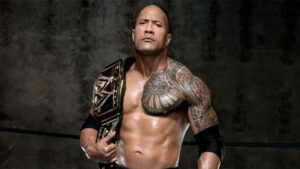 the rock and his wwe champion belt
