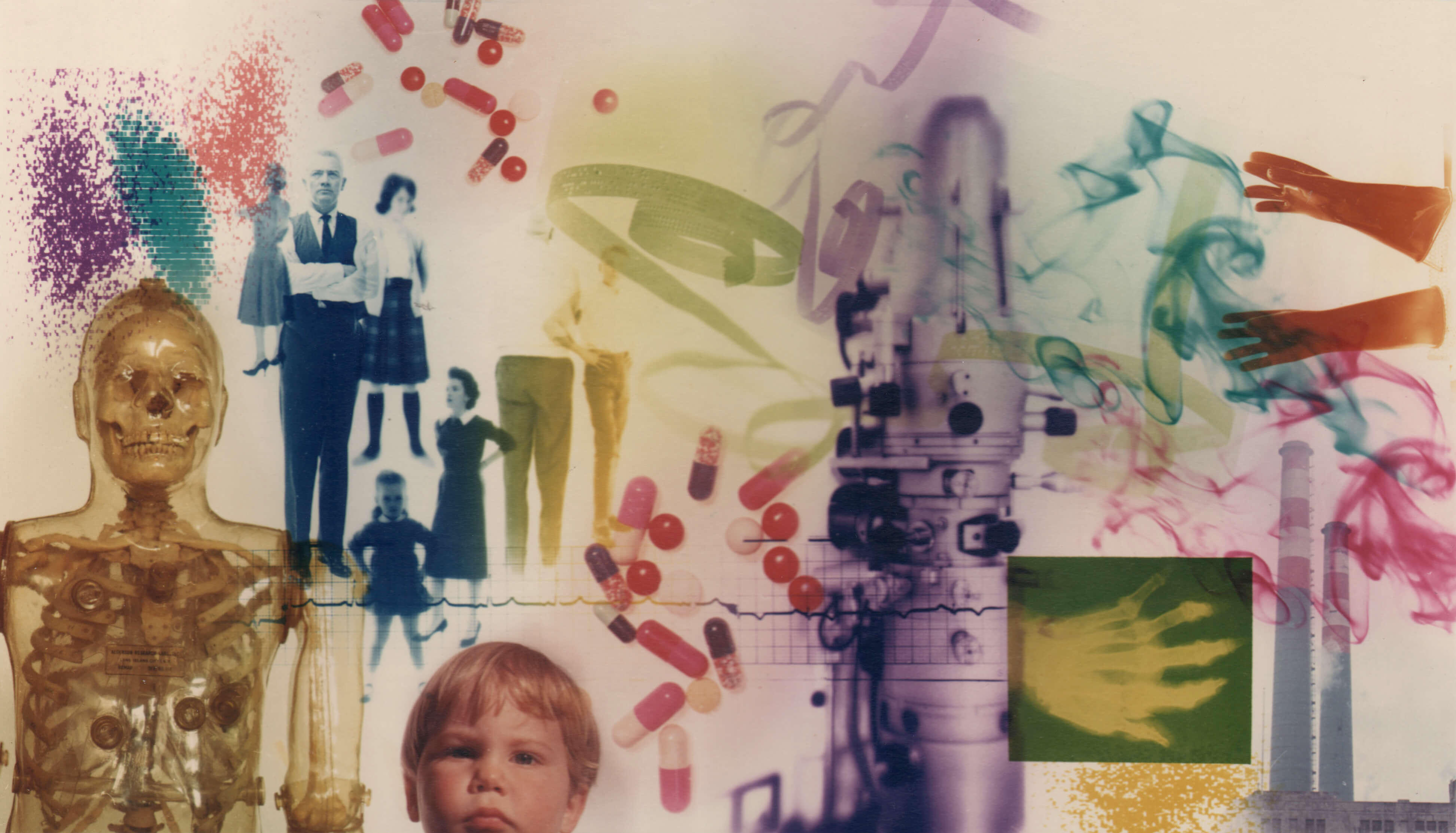 Untitled (pharmaceutical montage). Ca. 1970. C-print.