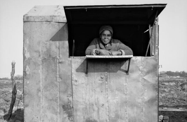 David Goldblatt Café-de-Move-On (coffee cart), Croesus, 1964 gelatin silver hand print 12-5/8