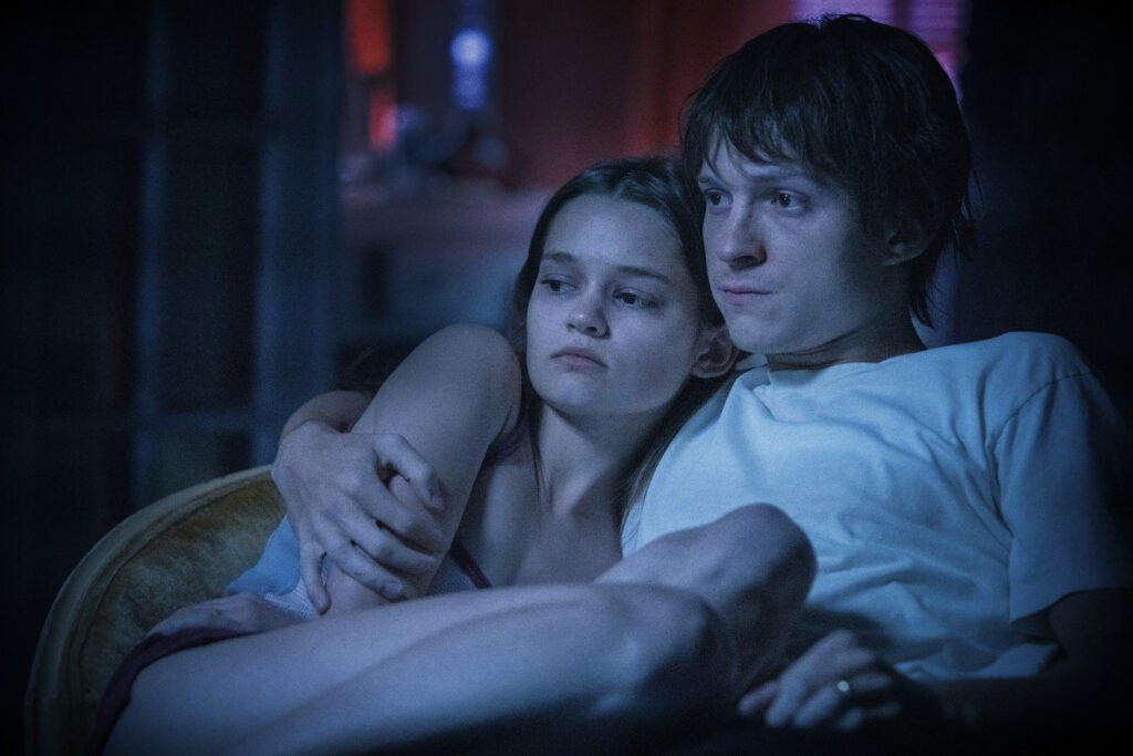 Tom Holland and Clara Bravo in Cherry