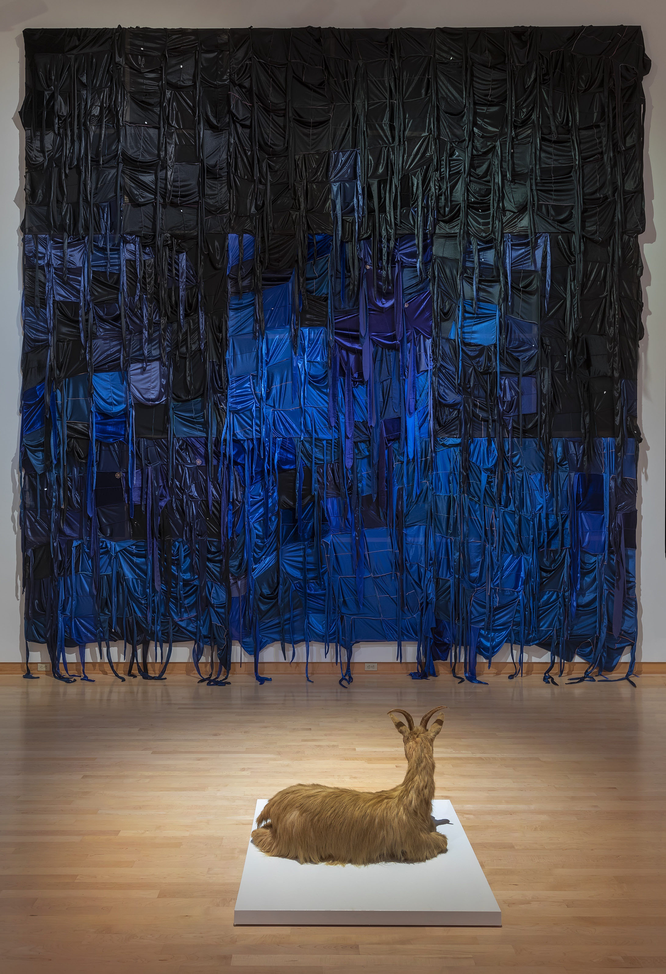 Anthony Olubunmi Akinbola: Magic City installation view at the John Michael Kohler Arts Center, 2021. Photo courtesy of John Michael Kohler Arts Center.
