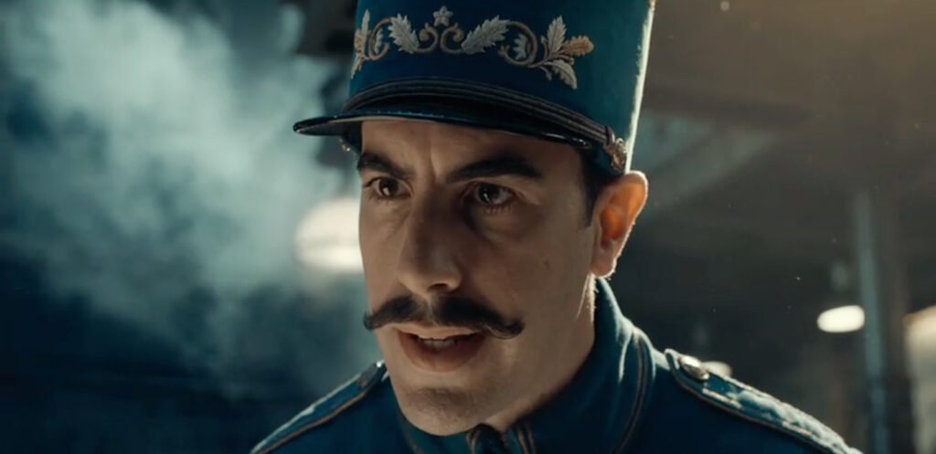 Sacha Baron Cohen perfect as the train inspector in HUGO