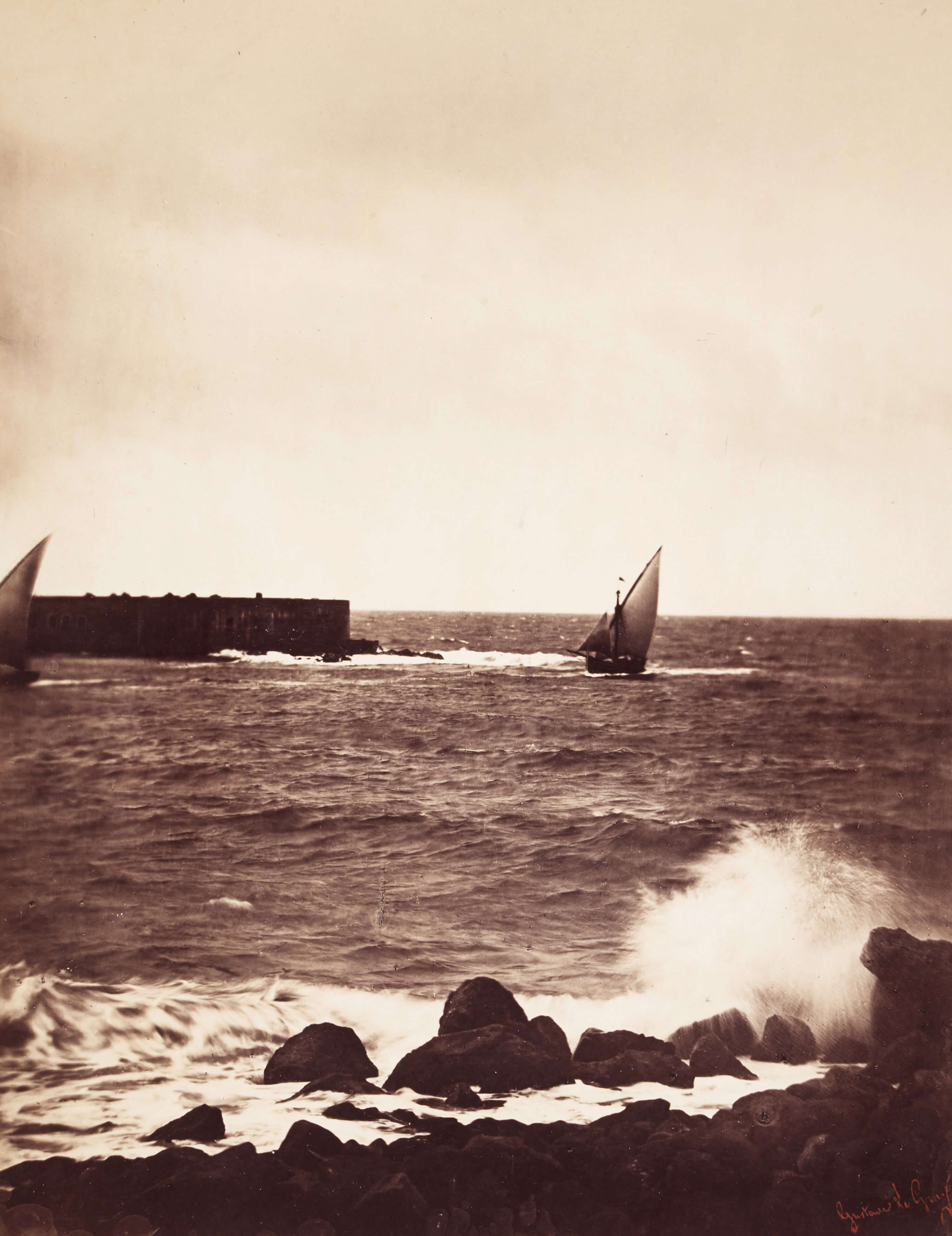 Gustave le Grey, La Vague Brisée (The Breaking Wave)