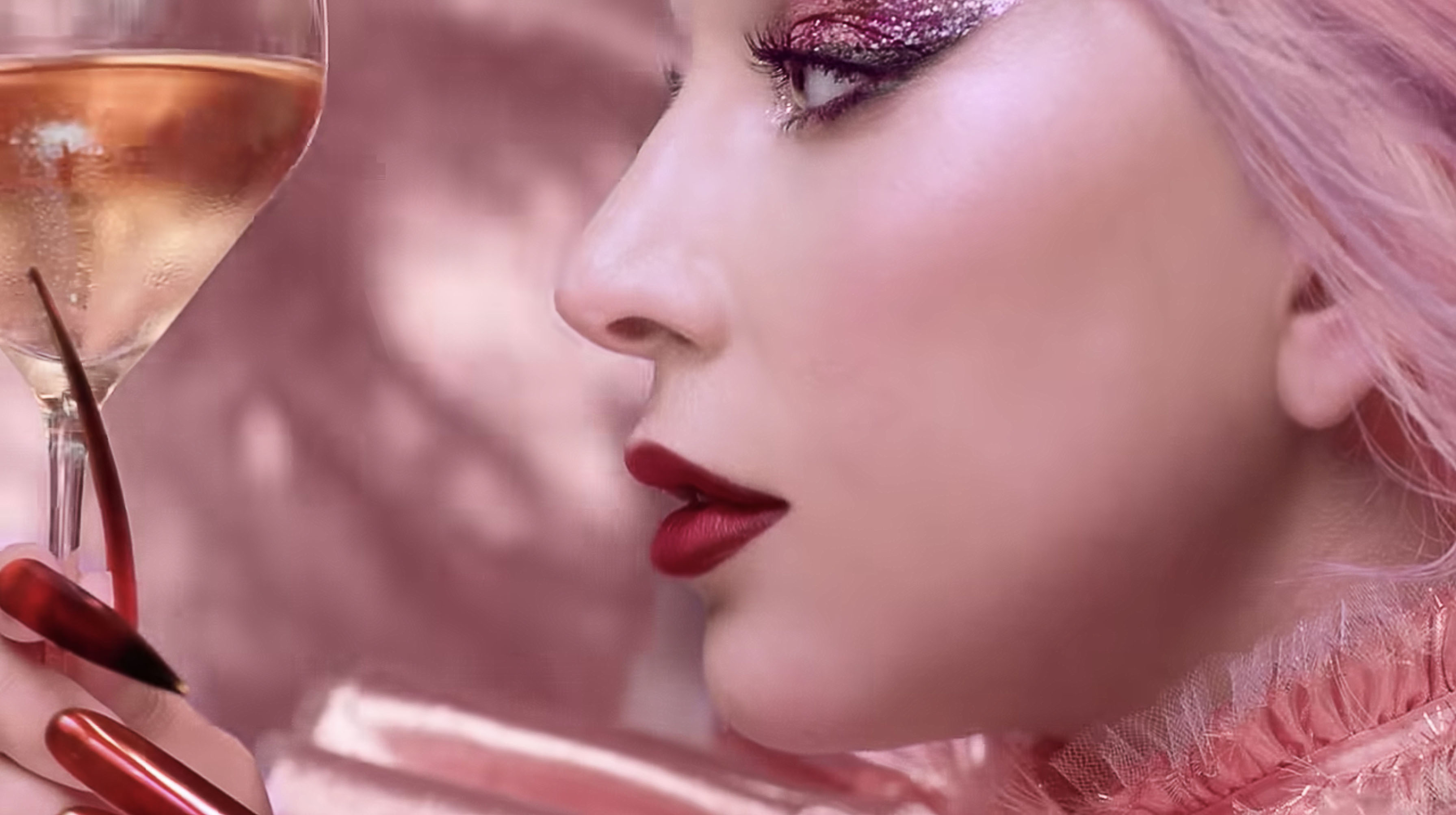 Lady Gaga for Dom Perignon by Nick Knight