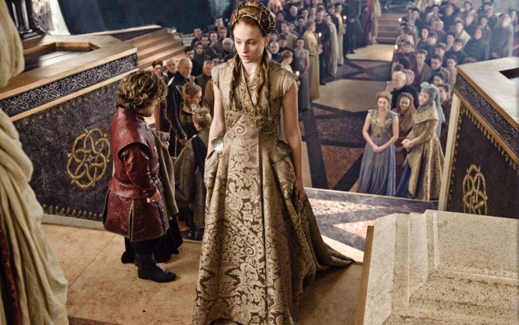 peter dinklage sophie turner game of thrones
