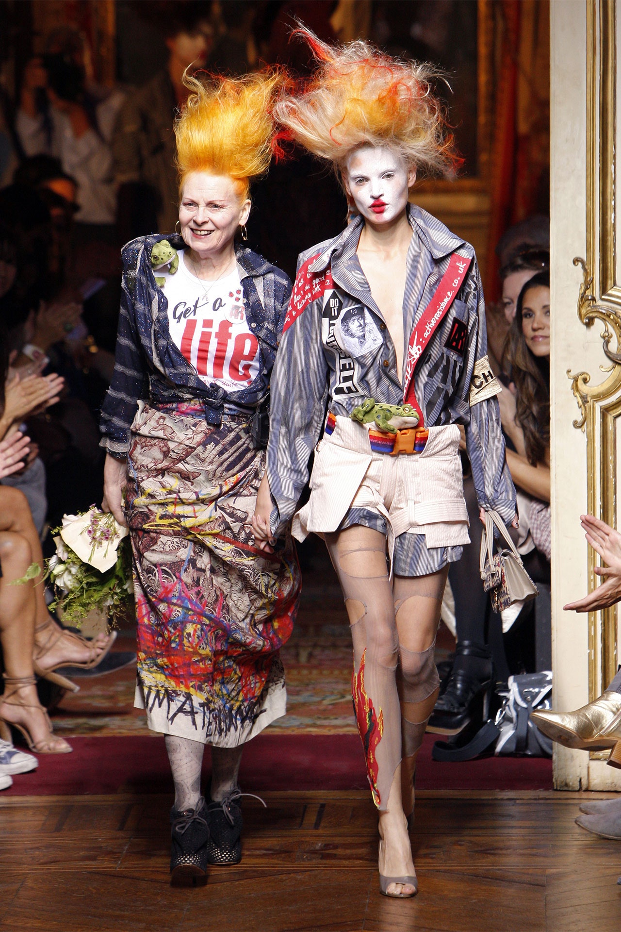Vivienne Westwood closing the show