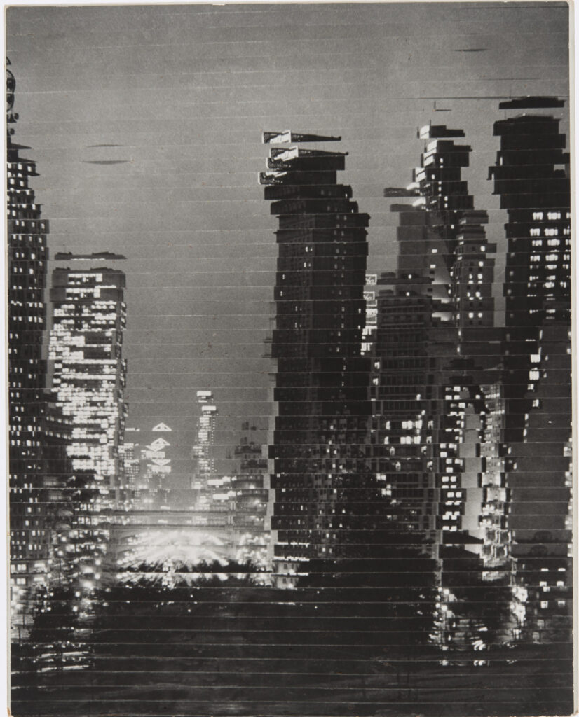 Roberto Yoshida. Skyscrapers (Arranha-céus).. 1959. Gelatin silver print, 14 9/16 × 11 9/16 in. (37 × 29.3 cm). Collection Fernanda Feitosa and Heitor Martins. © 2020 Estate of Roberto Yoshida