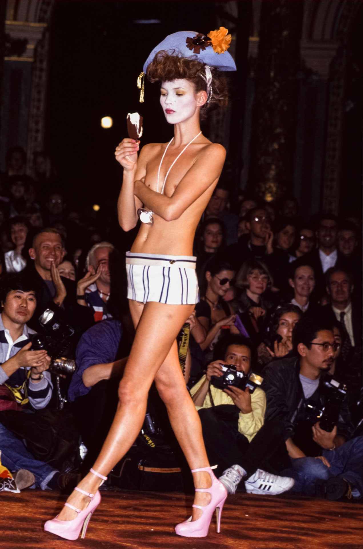 Always provocative Kate Moss for Vivienne Westwood